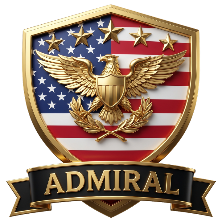 Admiral tier badge