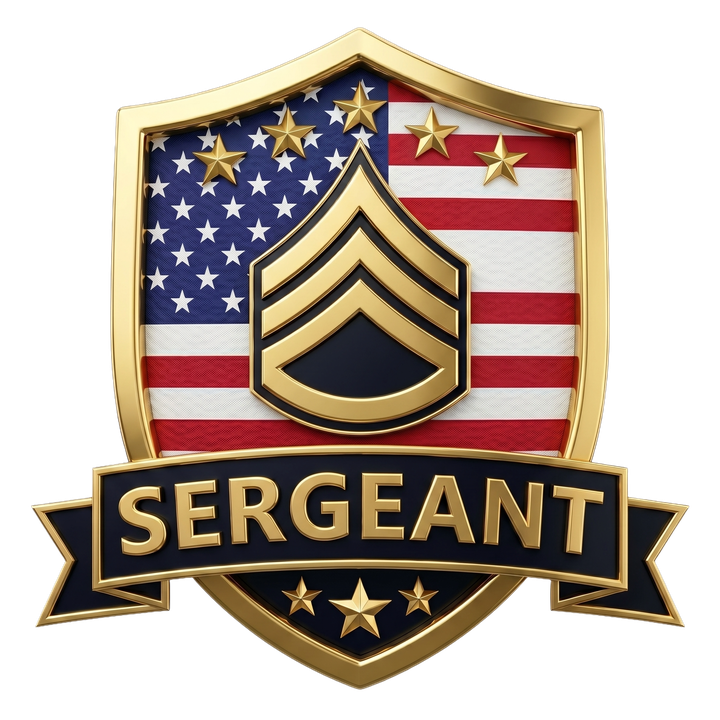 Sergeant tier badge